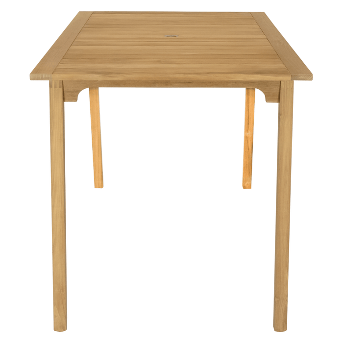Teak Outdoor Bar Table (70" Long Rectangle) - Admiral - Teak HQ™