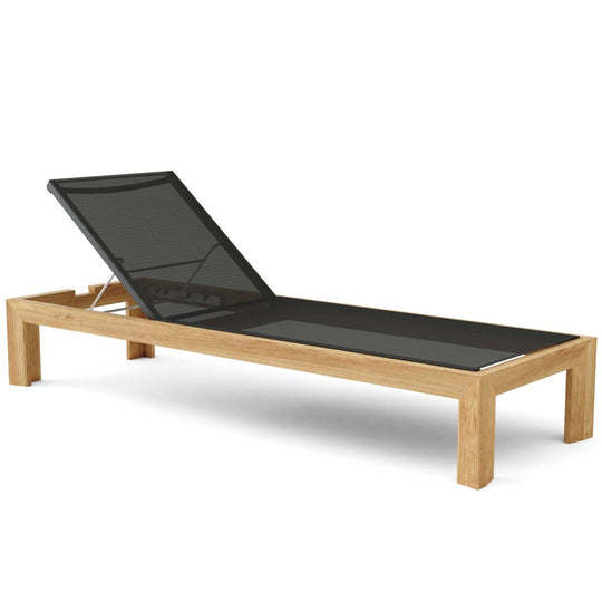 Teak Outdoor Chaise Lounge Chair - Smyrna - Teak HQ™