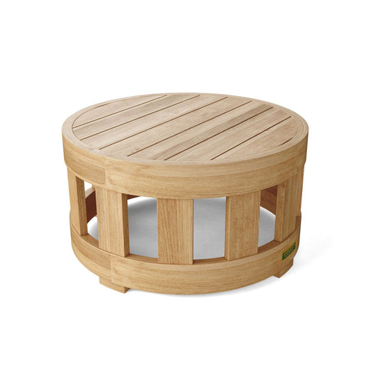 Teak Outdoor Cocktail Table (24" Round) - Arena - Teak HQ™