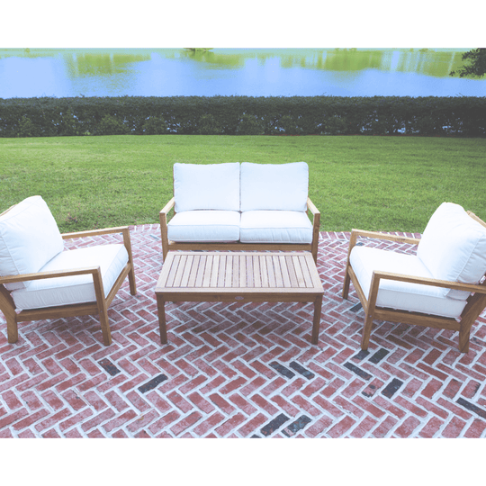 Teak Outdoor Loveseat - Coastal - Teak HQ™