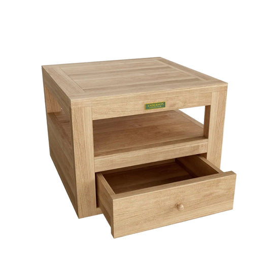 Teak Outdoor Small Table (24" Square) - Copacabana - Teak HQ™