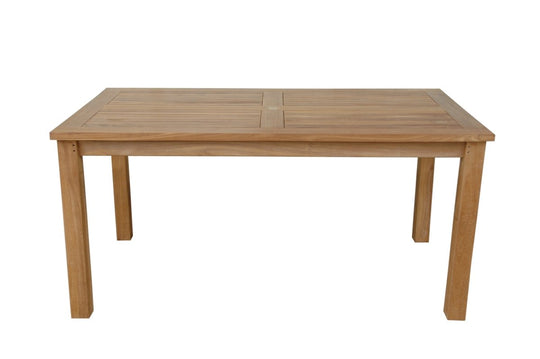 Teak Outdoor Table (63" Long Rectangle) - Montage - Teak HQ™