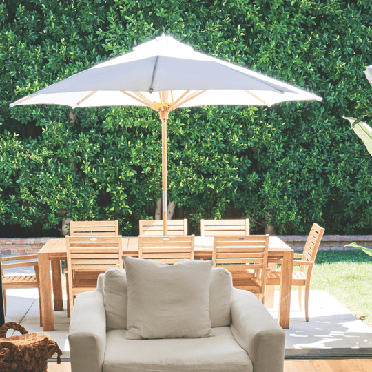 Teak Outdoor Umbrella - Royal Teak - Teak HQ™