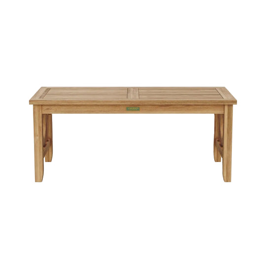 Teak Patio Coffee Table (48" Long Rectangle) - Natsepa - Teak HQ™
