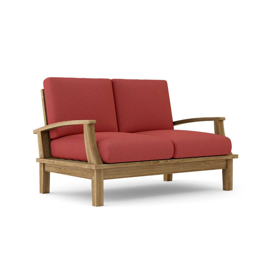 Teak Patio Loveseat - Brianna - Teak HQ™