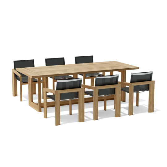 Teak Picnic Table and Chairs - Smyrna - Teak HQ™