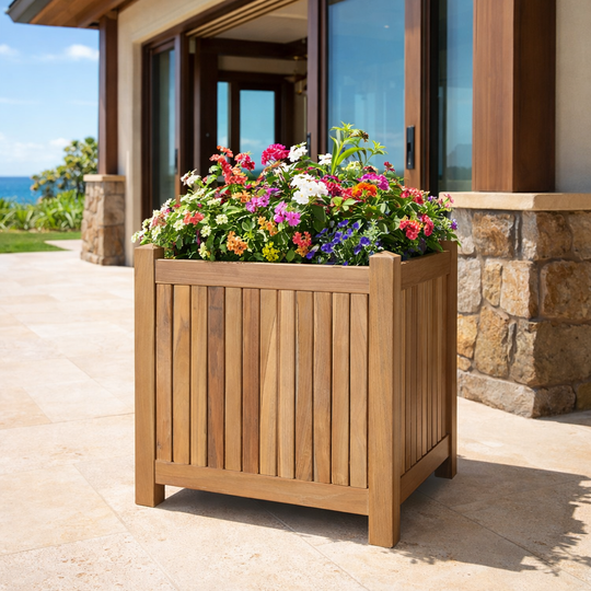 Teak Planter Box - Anderson Teak - Teak HQ™