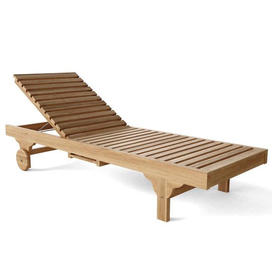 Teak Pool Lounger - Capri - Teak HQ™