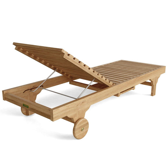 Teak Pool Lounger - Capri - Teak HQ™