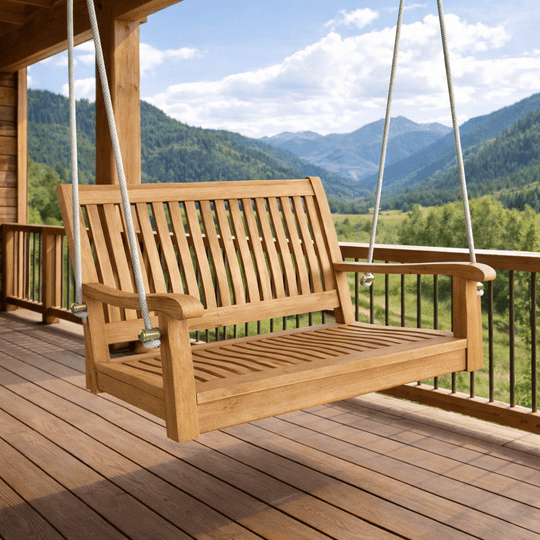 Teak Porch Swing - Del - Amo (36") - Teak HQ™