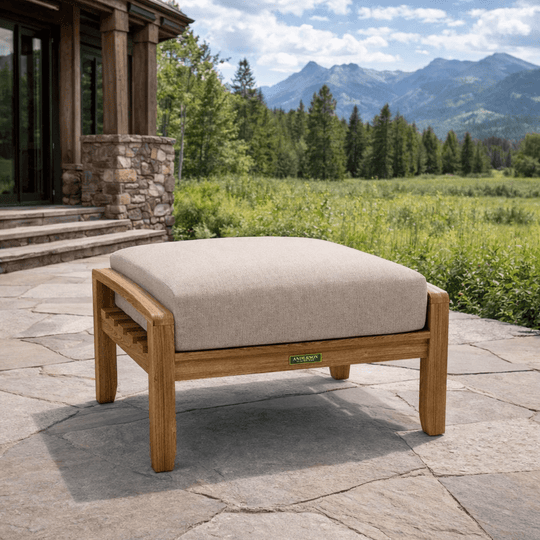 Teak Sectional Ottoman - Natsepa - Teak HQ™