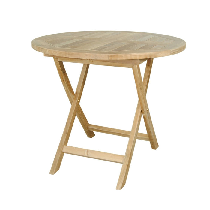 Teak Small Dining Table (31" Round) - Windsor - Teak HQ™