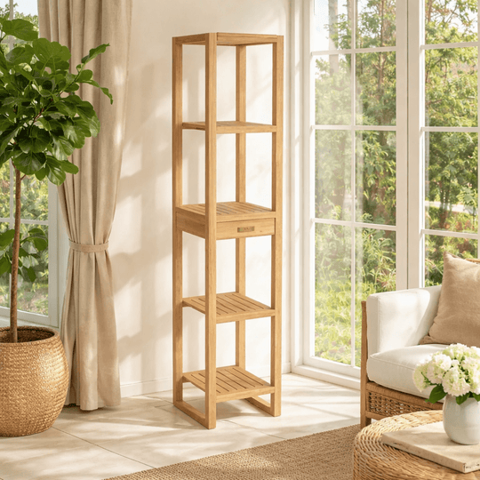 Teak Spa Furniture (4 - Shelf Unit) - Spa - Teak HQ™