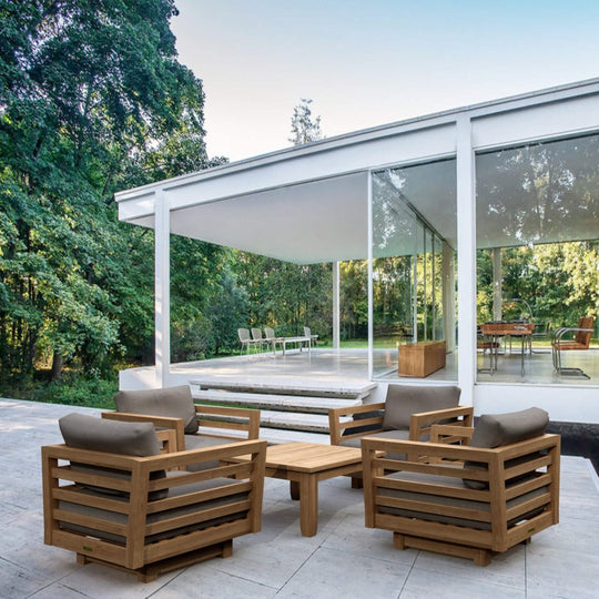 Teak Swivel Outdoor Chair - Cordoba (Swivel) - Teak HQ™