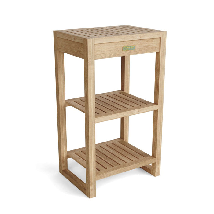 Teak Towel Shelf (2 - Shelf Unit) - Spa - Teak HQ™