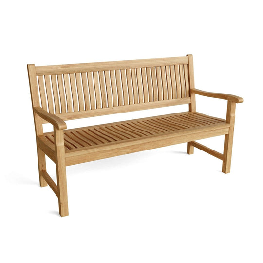 Teak Wood Bench (3 - Seater) - Del - Amo - Teak HQ™