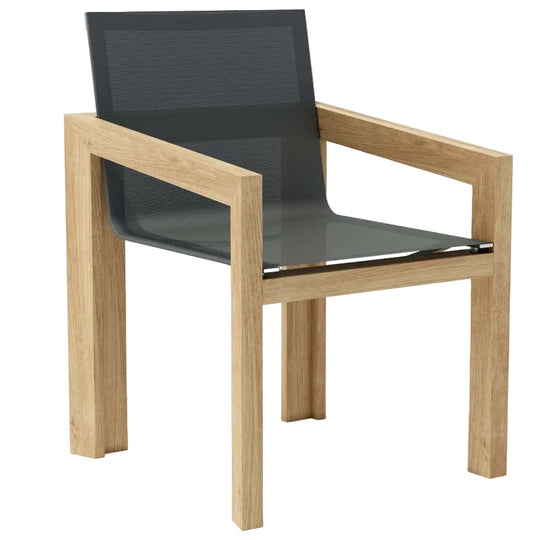 Teak Wood Dining Armchair - Smyrna - Teak HQ™