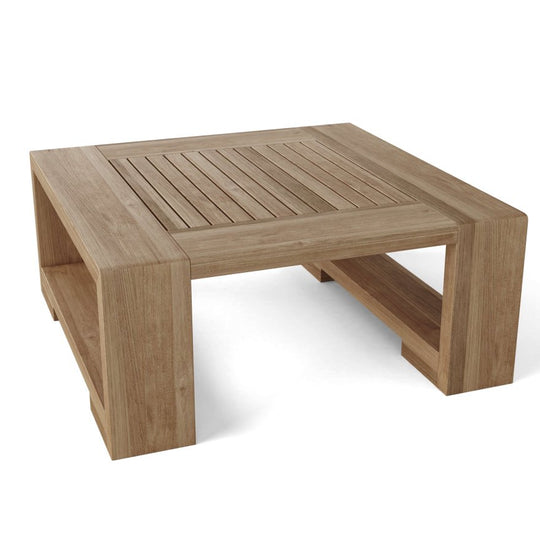 Teak Wood End Table (25" Square) - Capistrano - Teak HQ™