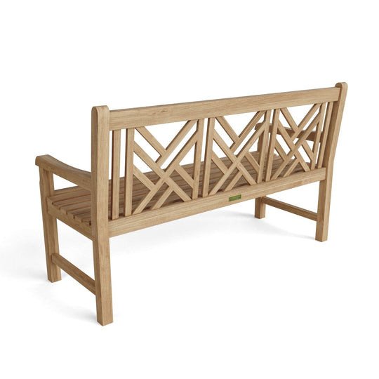 Teak Wood Garden Bench (3 - Seater) - Vilano - Teak HQ™
