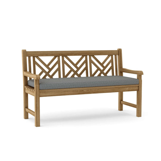 Teak Wood Garden Bench (3 - Seater) - Vilano - Teak HQ™