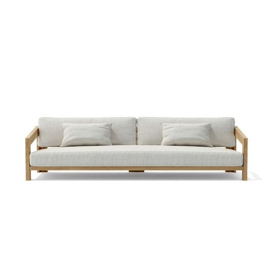 Teak Wood Outdoor Sofa - Smyrna - Teak HQ™