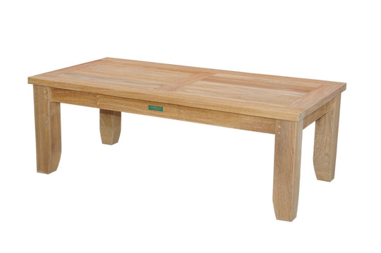 Teak Wood Outdoor Table (48" Long Rectangle) - Luxe - Teak HQ™
