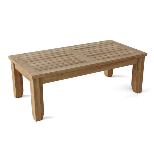 Teak Wood Outdoor Table (48" Long Rectangle) - Luxe - Teak HQ™