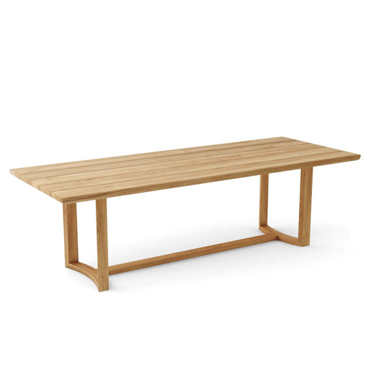Teak Wood Patio Table (102" Long Rectangle) - Catania - Teak HQ™