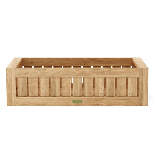 Teak Wood Planter - Arena (Straight) - Teak HQ™