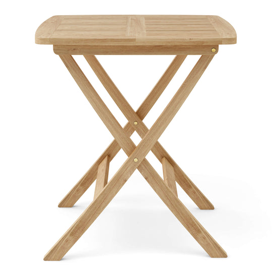 Outdoor Folding Teak Table (24" Square) - Windsor