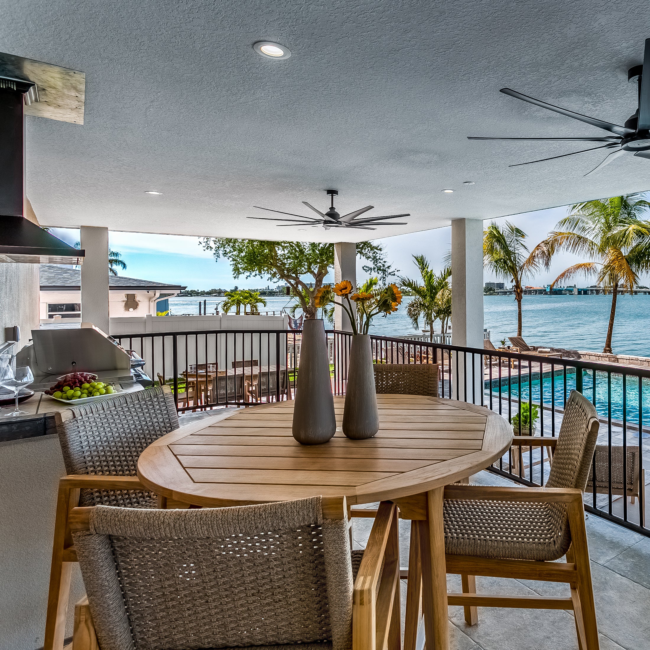 Outdoor Teak Dining Table and Chairs (Img 1)