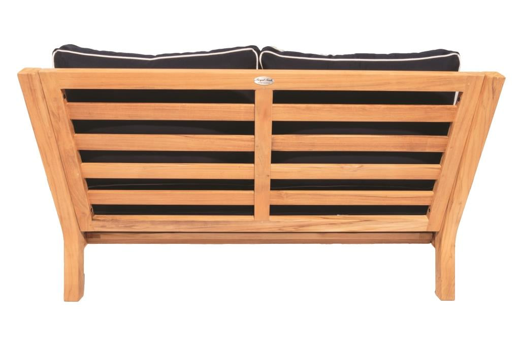 Coastal Teak 2-Seater Loveseat