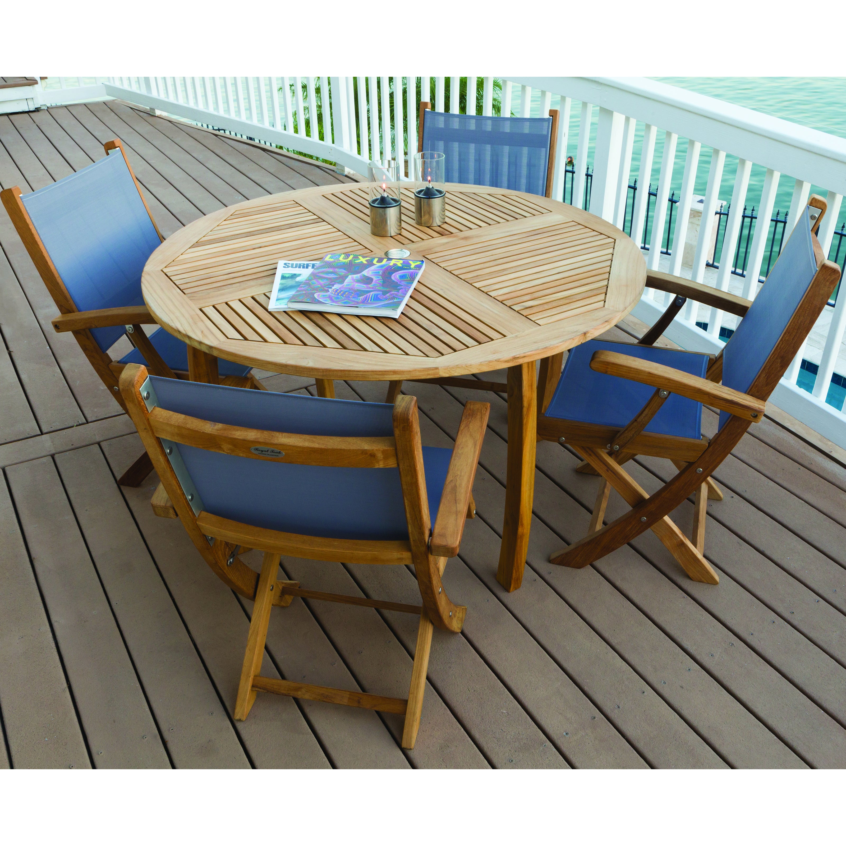 Teak Outdoor Dining Set (Img 2)