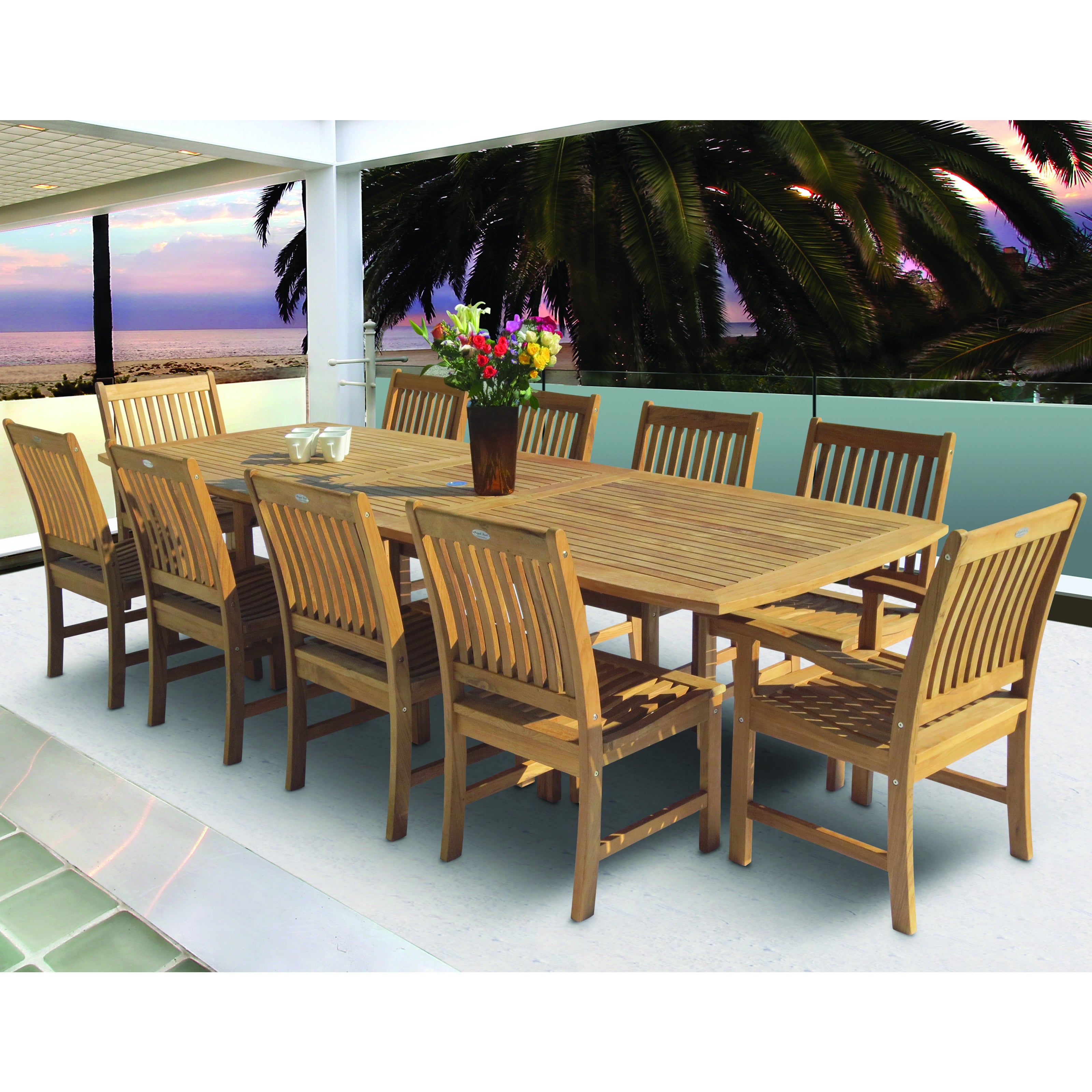 Teak Wood Patio Set (Img 1)