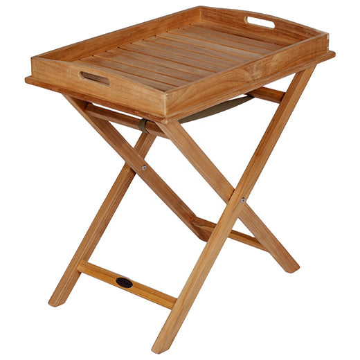 Teak Tray & Stand
