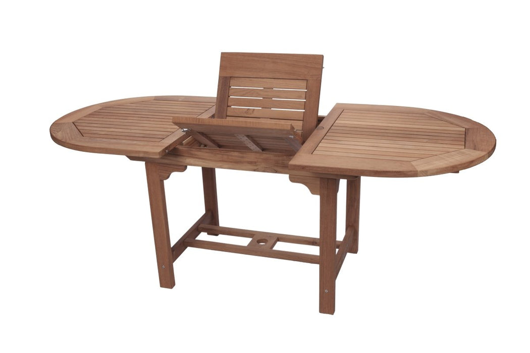 Oval Teak Dining Table (96" Long) - Family - Teak HQ™