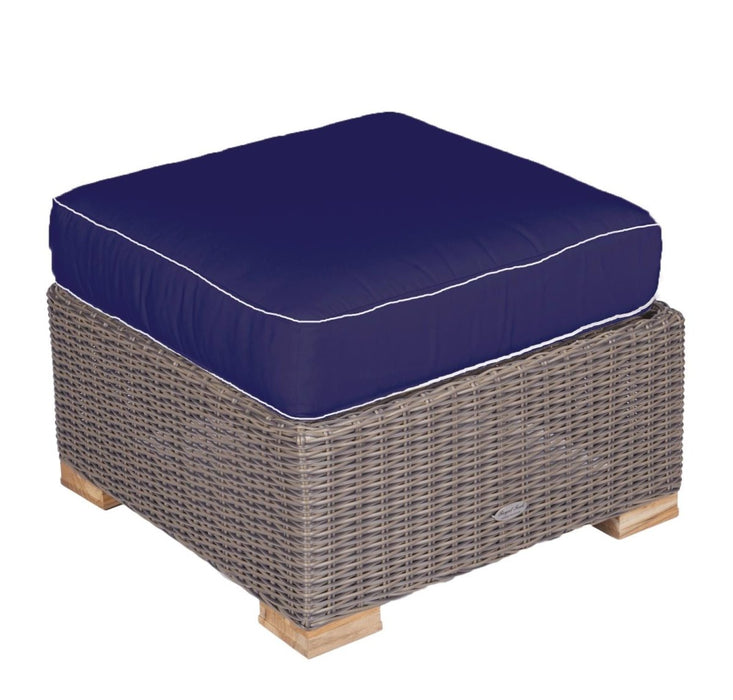 Teak Outdoor Ottoman - Sanibel - Teak HQ™