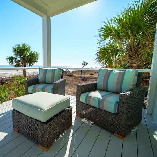 Teak Outdoor Seating Set - Sanibel 3 - Piece Set - Teak HQ™