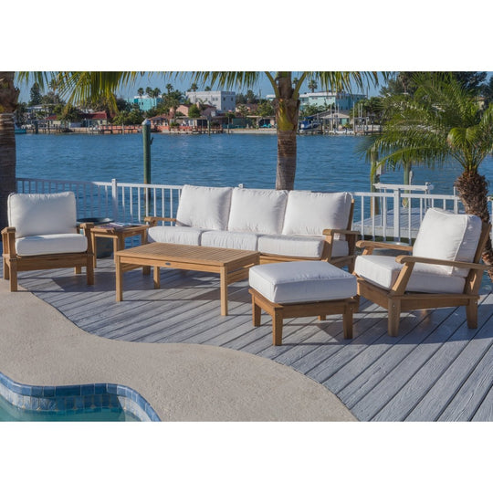 Teak Patio Conversation Set - Miami 6 - Piece Set - Teak HQ™