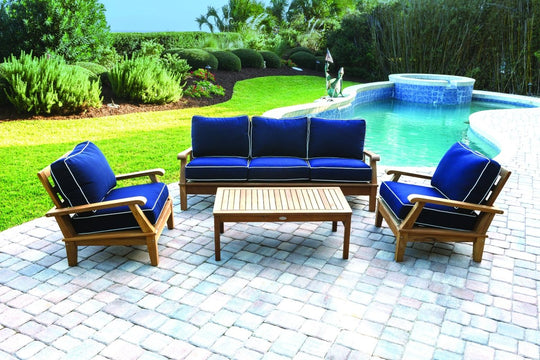 Teak Patio Couch - Miami - Teak HQ™