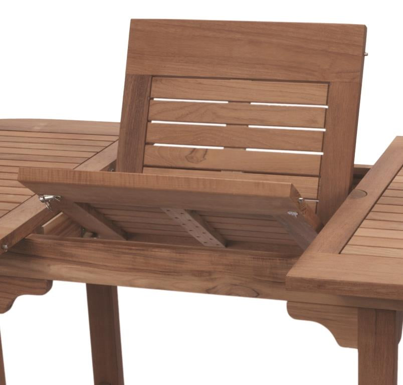 Royal Teak Family 60"-78" Rectangular Expansion Table and 6 Sailor Chairs