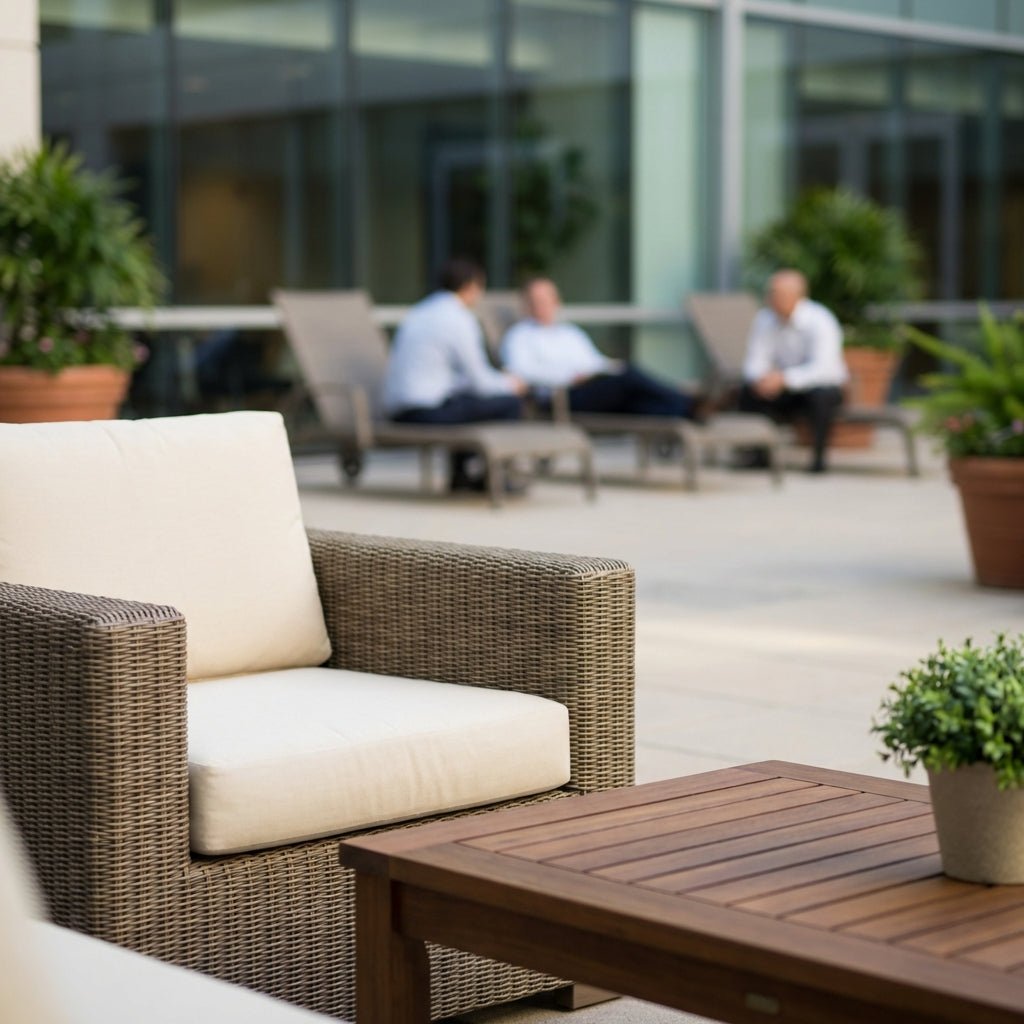 Comparing Premium Teak Outdoor Lounge Sets and High-End Synthetic Wicker Furniture Options - Teak HQ™