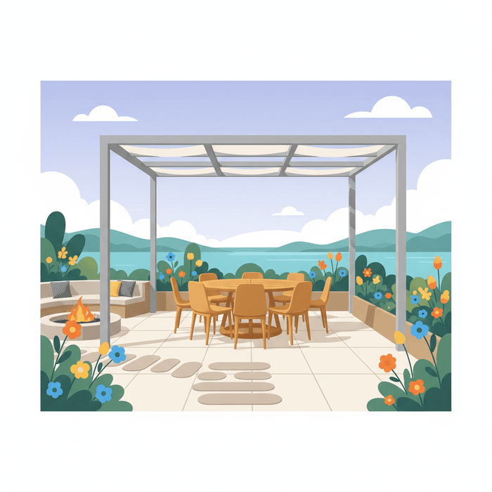 Design Your Dream Outdoor Dining Space: Patio Layout and Teak Furniture Placement Guide - Teak HQ™