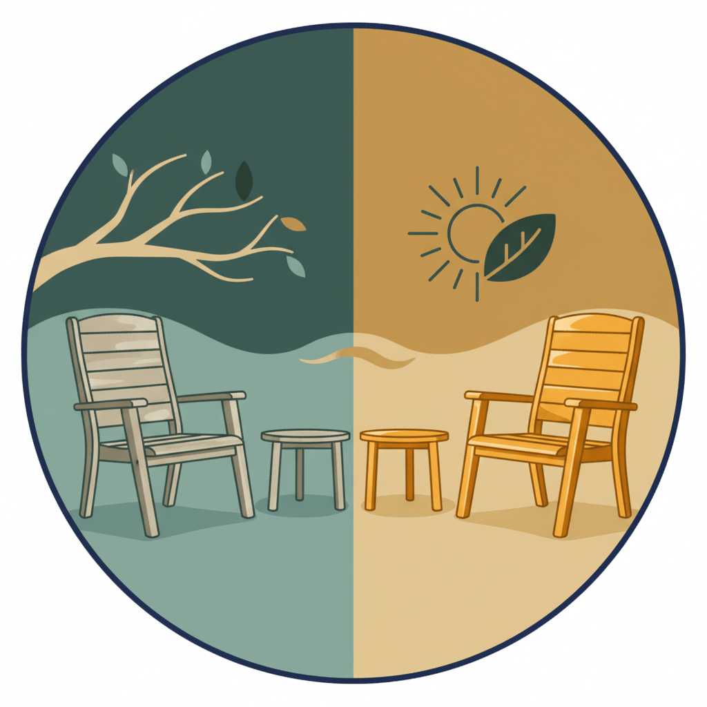 Natural Patina vs. Golden Teak: Your Complete Guide to Outdoor Furniture Maintenance - Teak HQ™