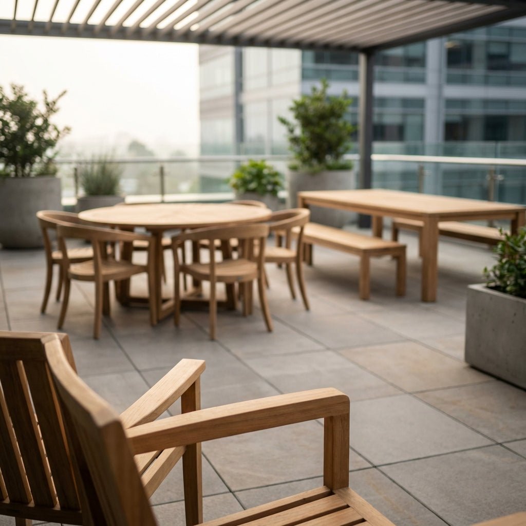 Round vs Rectangular Outdoor Furniture: Which Teak Dining Configuration Fits Your Spatial Planning Needs? - Teak HQ™