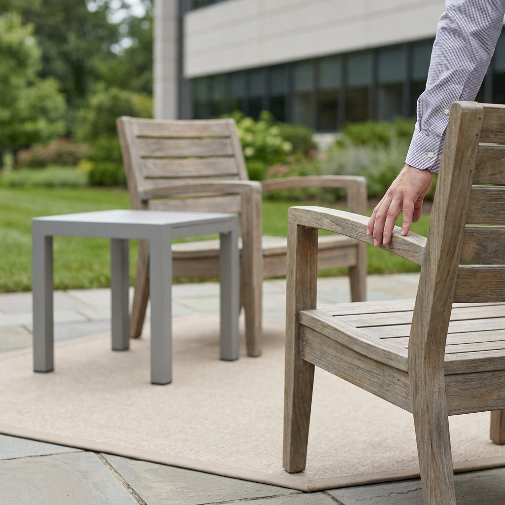 Teak vs Aluminum Outdoor Furniture: Comparing Durability, Maintenance, and Performance - Teak HQ™