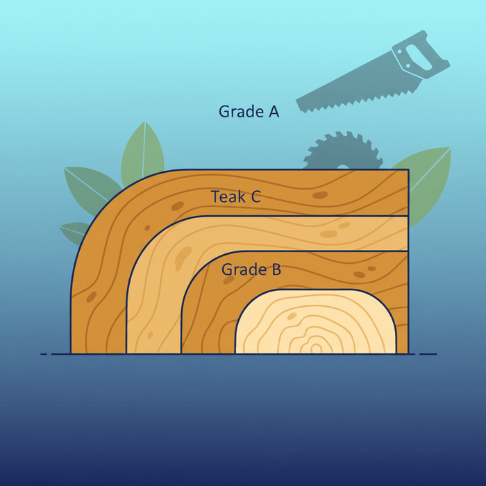 The Ultimate Guide to Teak Wood Grades: Understanding A, B, and C Quality - Teak HQ™