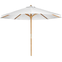 10-Foot Teak Umbrella for Patio