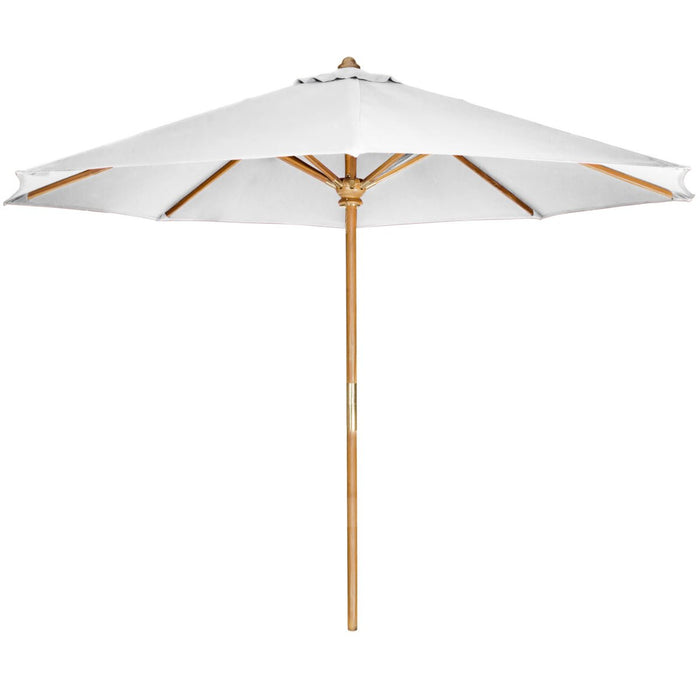10 - Foot Teak Umbrella for Patio - Teak HQ™