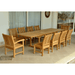 11 - Piece Teak Dining Set - Bahama (Table) & Sahara (Chairs) - Teak HQ™